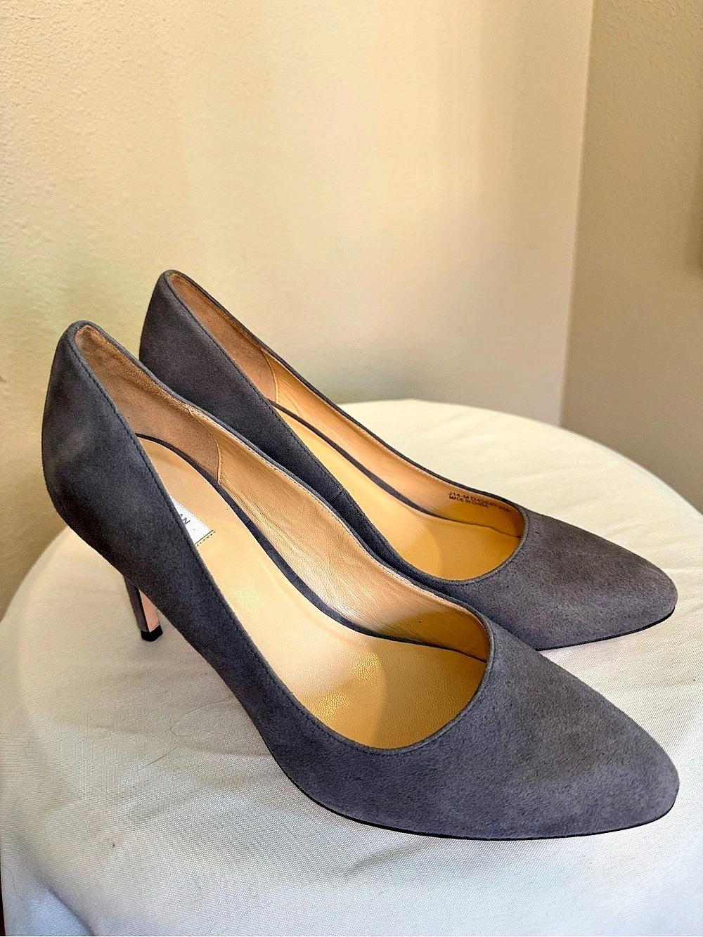 Cole Haan Pointed Toe Pumps in Gray